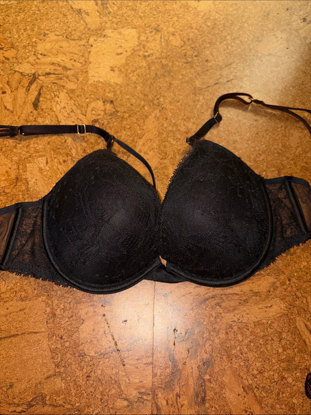 Victoria's Secret Very Sexy Push-Up Bra 32D black lace - Picture 4 of 6